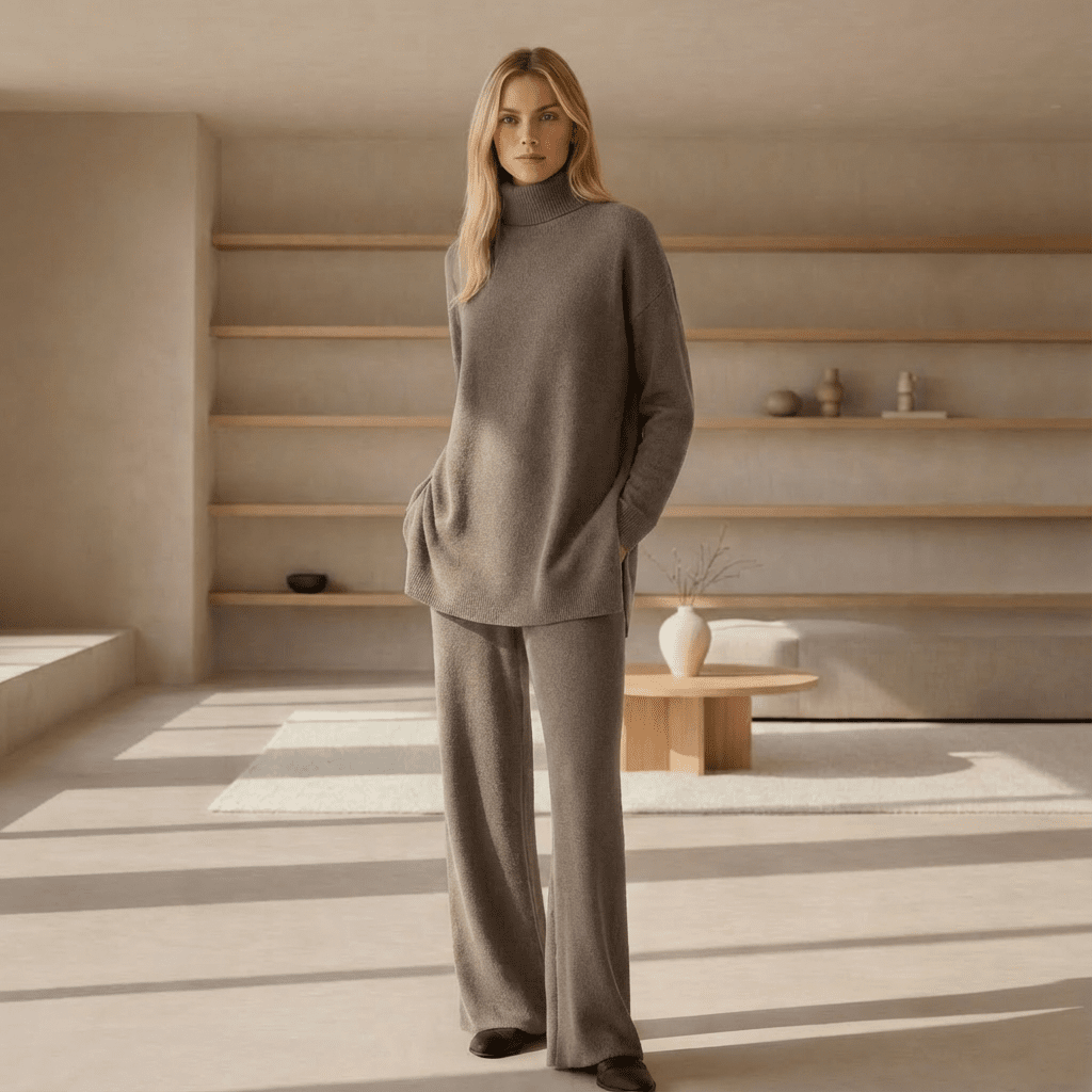 Arysa Knit Top & Pants Set