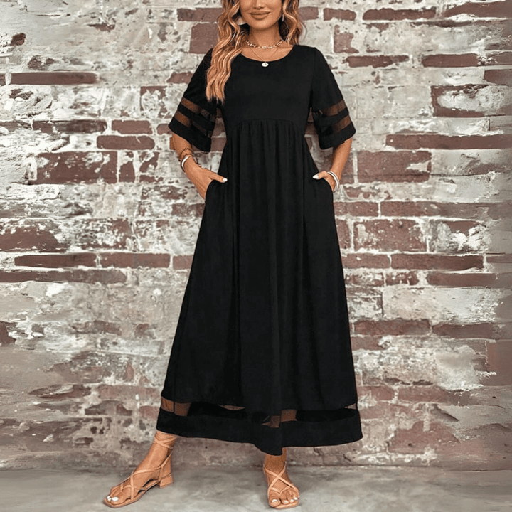 Aubrey™ – Flattering Tummy-Smoothing Midi Dress