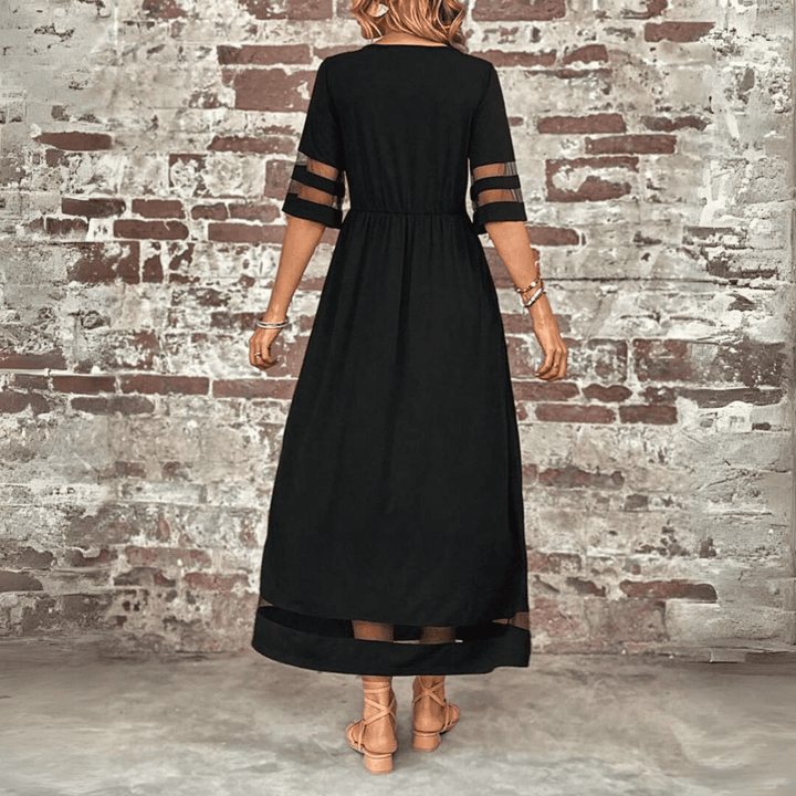 Aubrey™ – Flattering Tummy-Smoothing Midi Dress