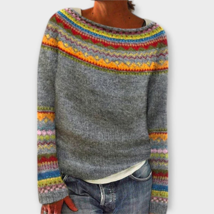 Aurora | Colorful Knit Sweater