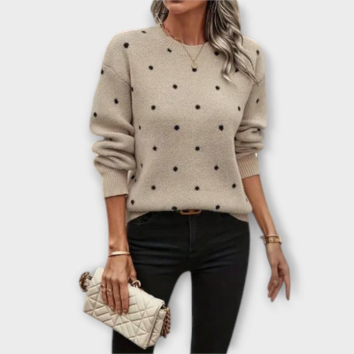 Ava | Casual Long-Sleeve Knit Sweater