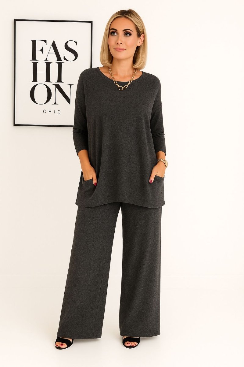 Barbara's Knit Top & Pants Set