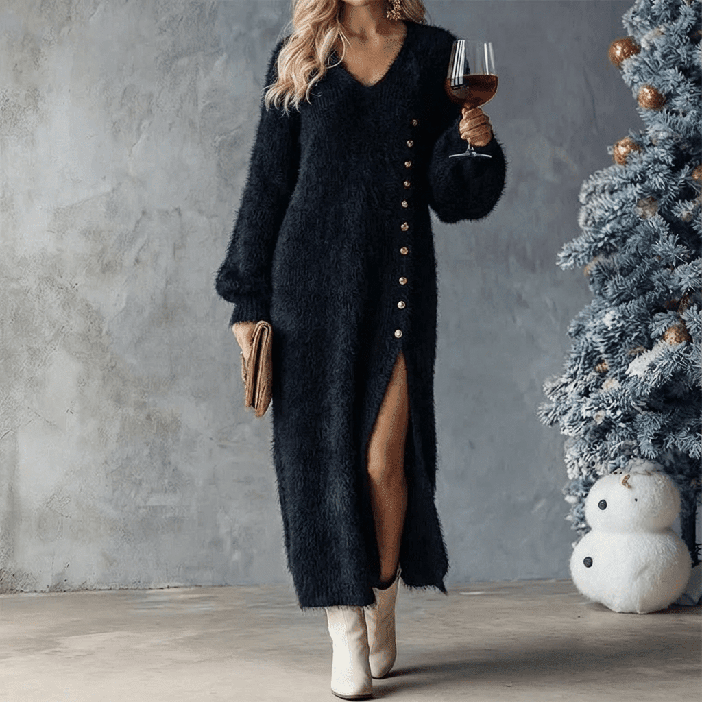 Brielle | Holiday Lounge Dress