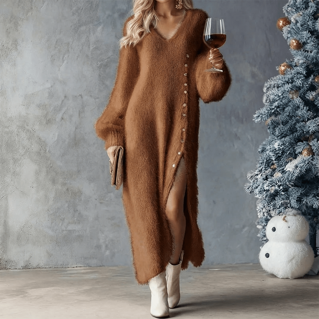 Brielle | Holiday Lounge Dress