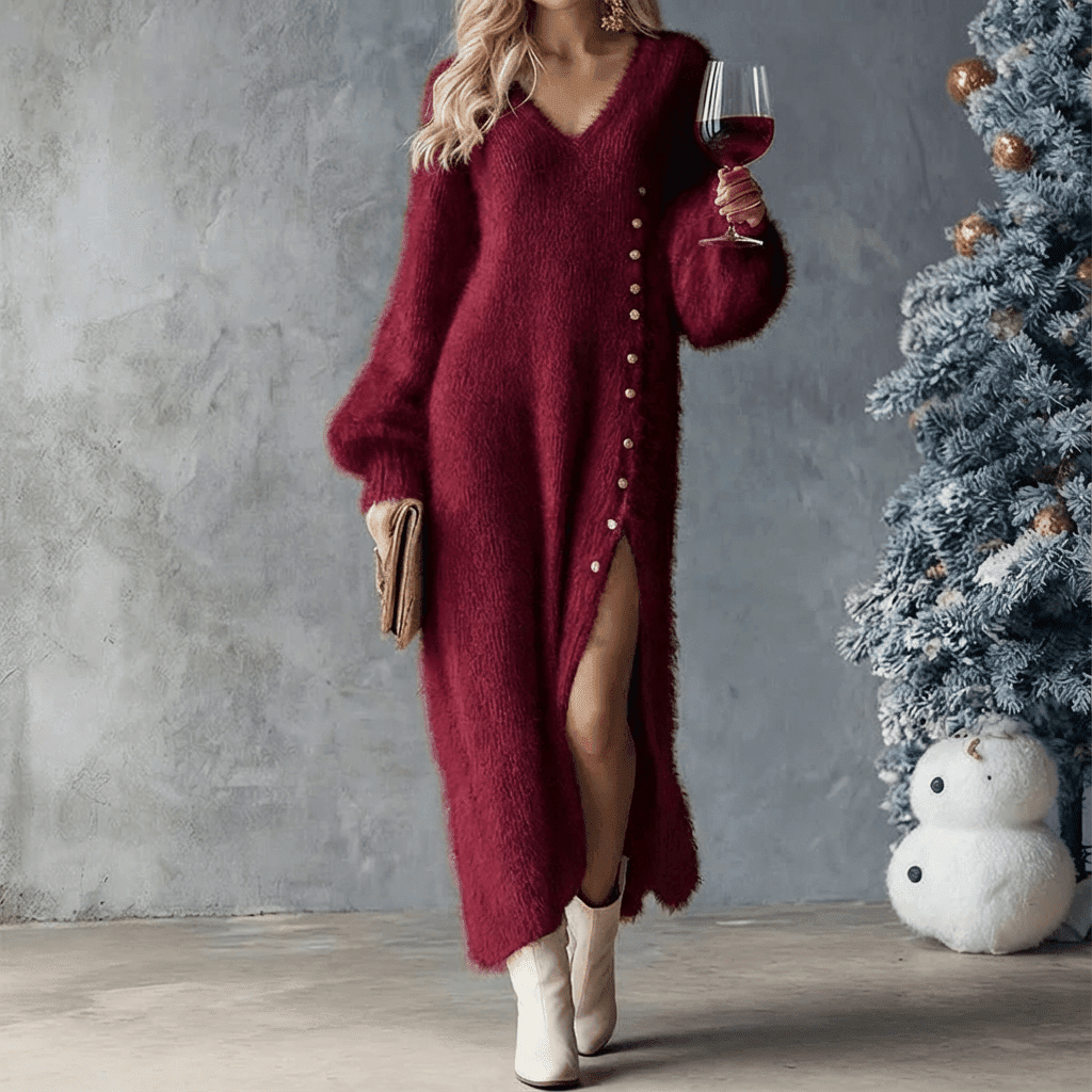 Brielle | Holiday Lounge Dress