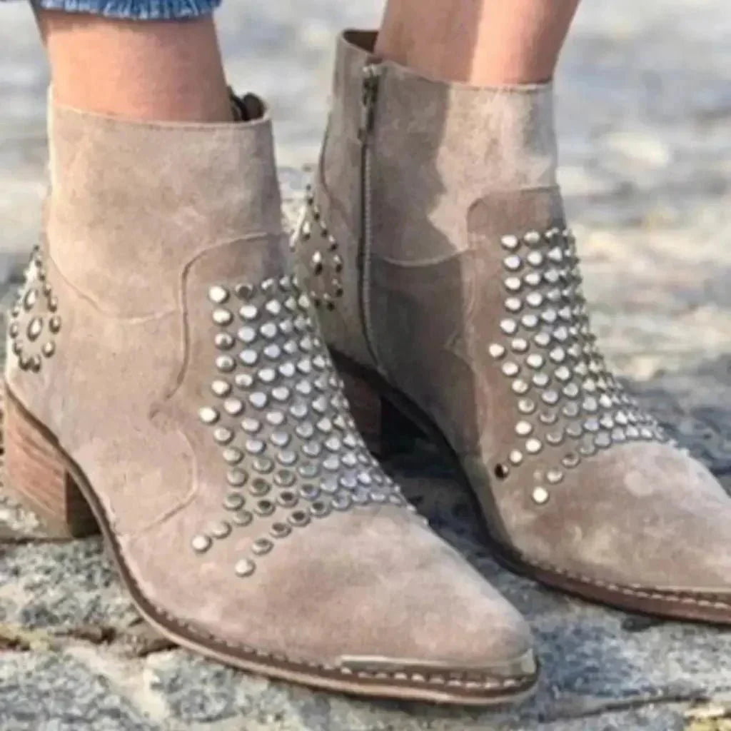 Cadence | Ankle Boots With Studs