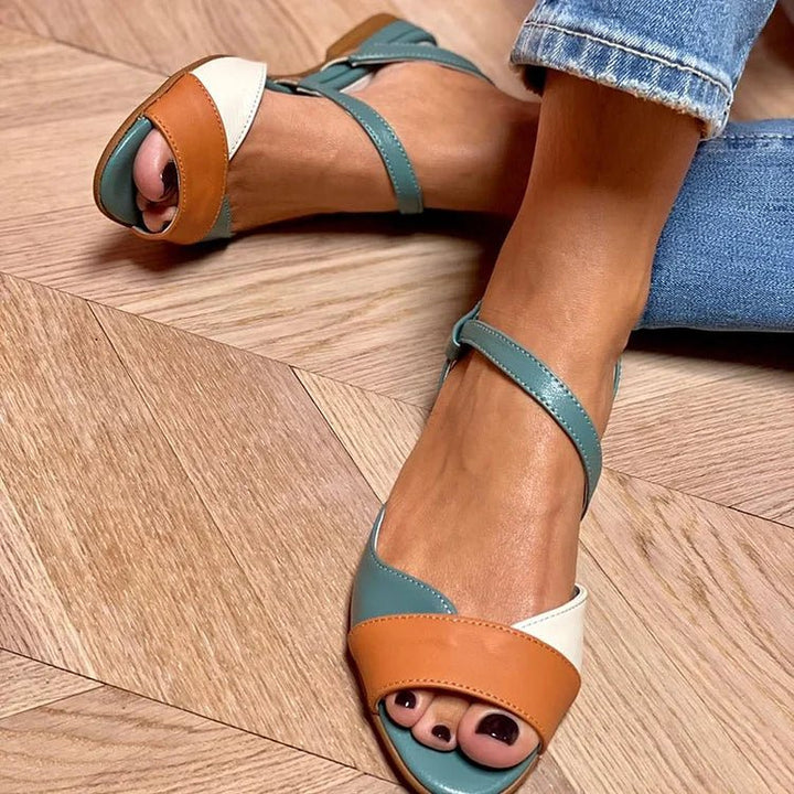 Casey | Color Block Sandals