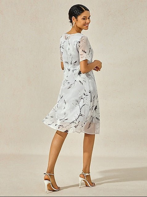 Chandra | Sophisticated Floral Dress