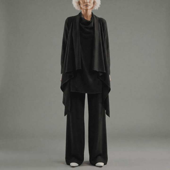 Delly Cardigan, Knit Top & Pants Set