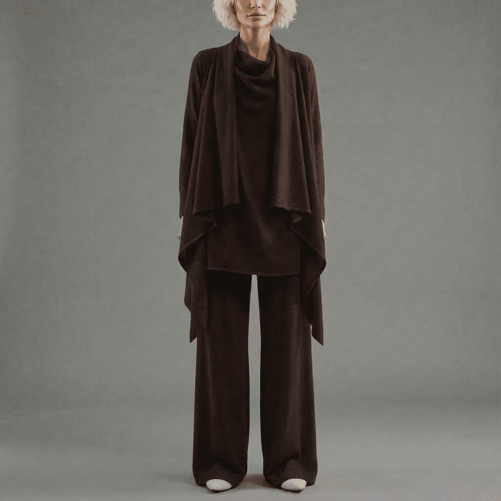 Delly Cardigan, Knit Top & Pants Set