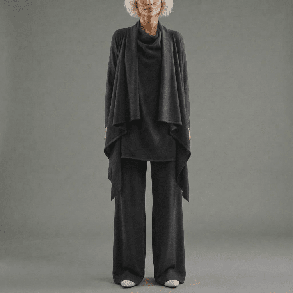 Delly Cardigan, Knit Top & Pants Set