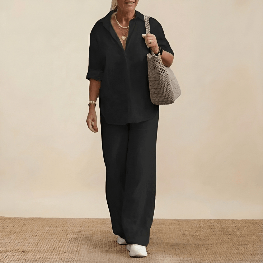 Elegant 2-Piece Linen Set