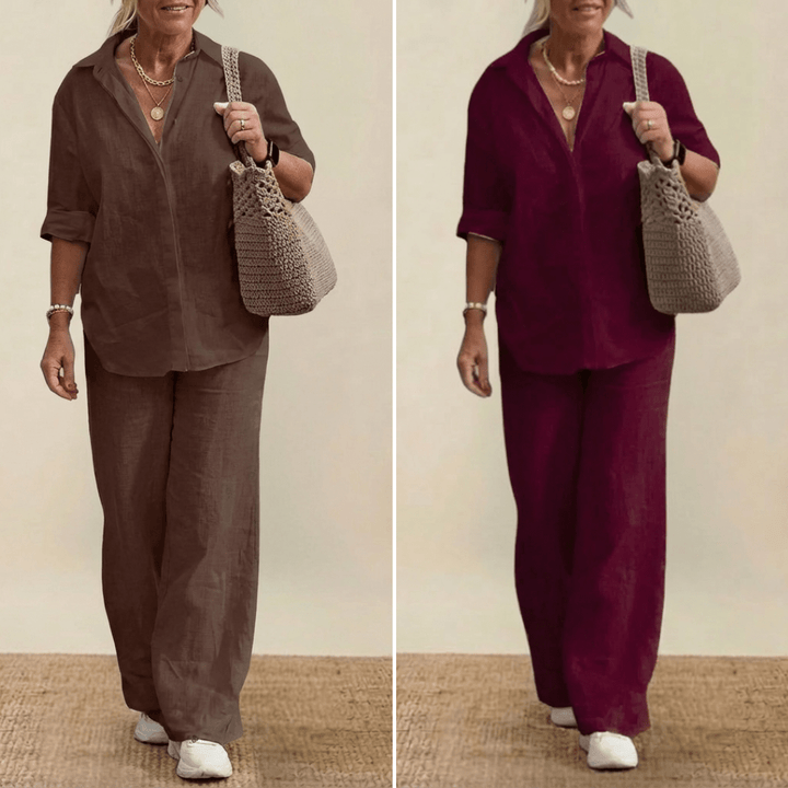 Elegant 2-Piece Linen Set