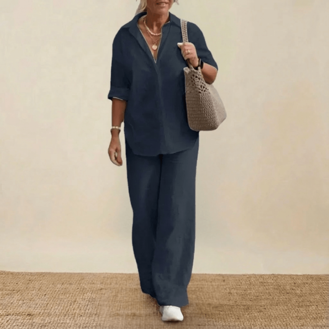 Elegant 2-Piece Linen Set