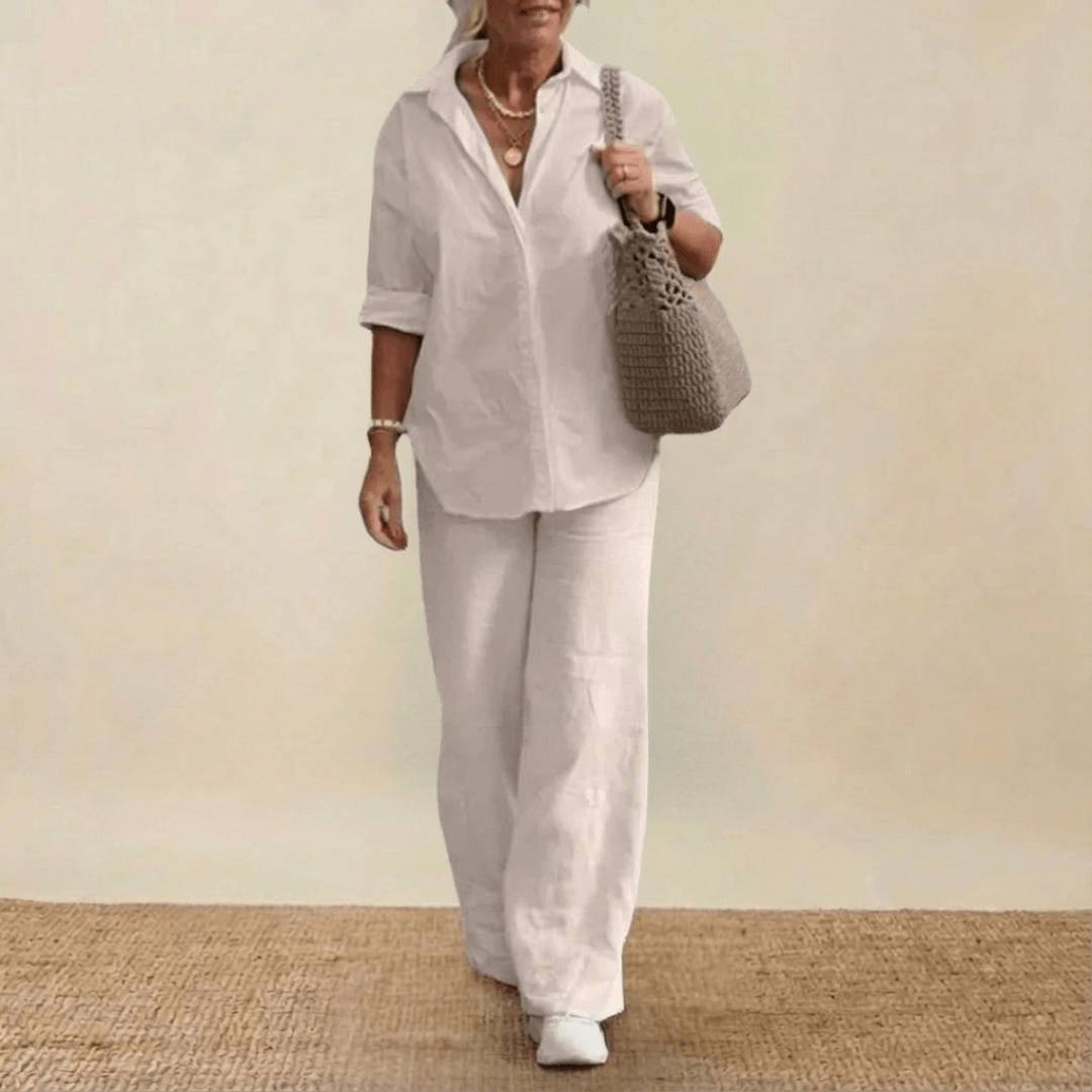 Elegant 2-Piece Linen Set