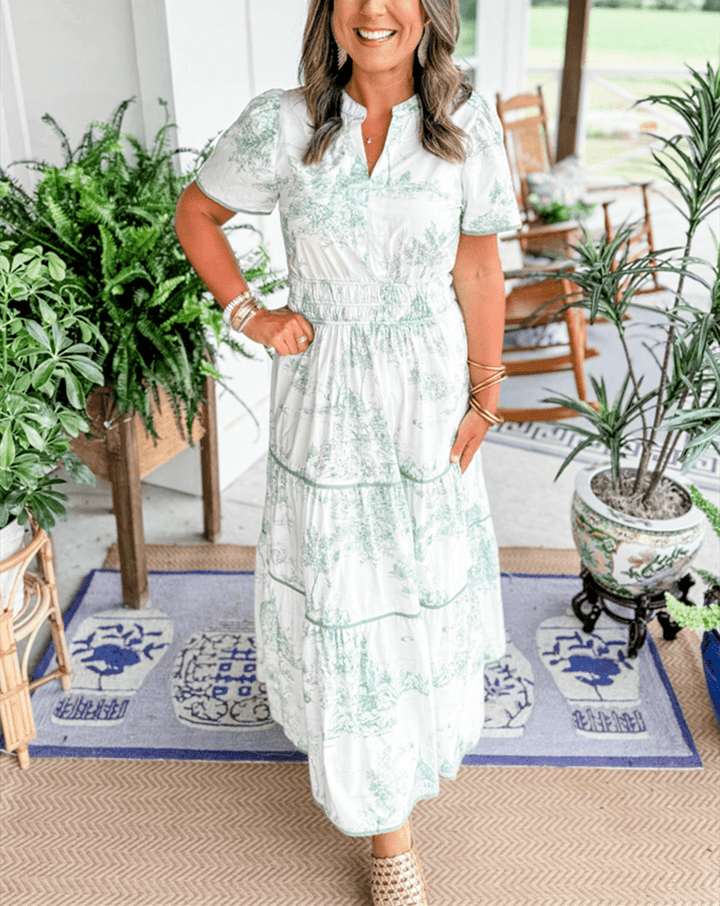 Eliza | Classic Toile Maxi