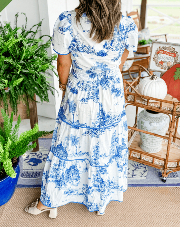 Eliza | Classic Toile Maxi