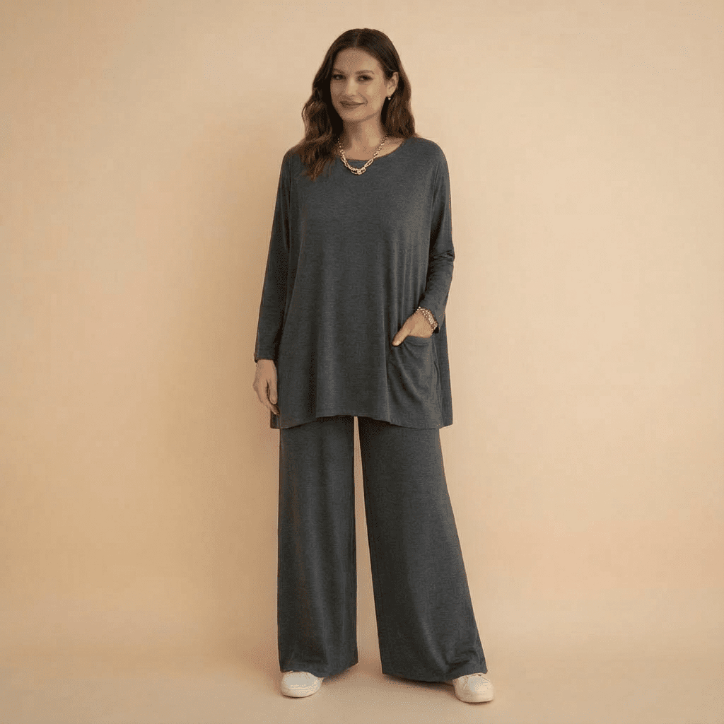 Elva Knit Top & Pants Set