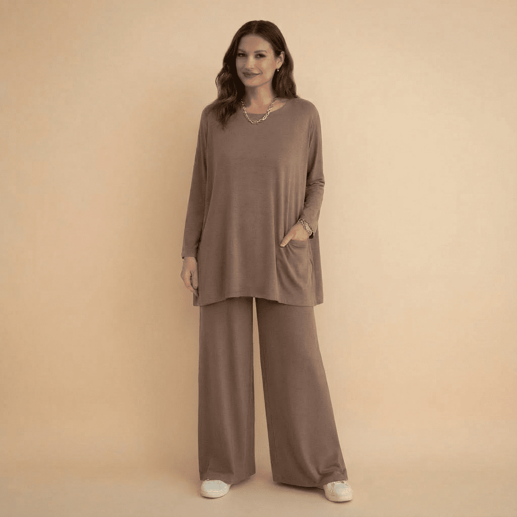 Elva Knit Top & Pants Set