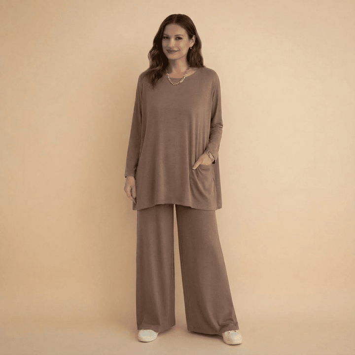 Elva Knit Top & Pants Set