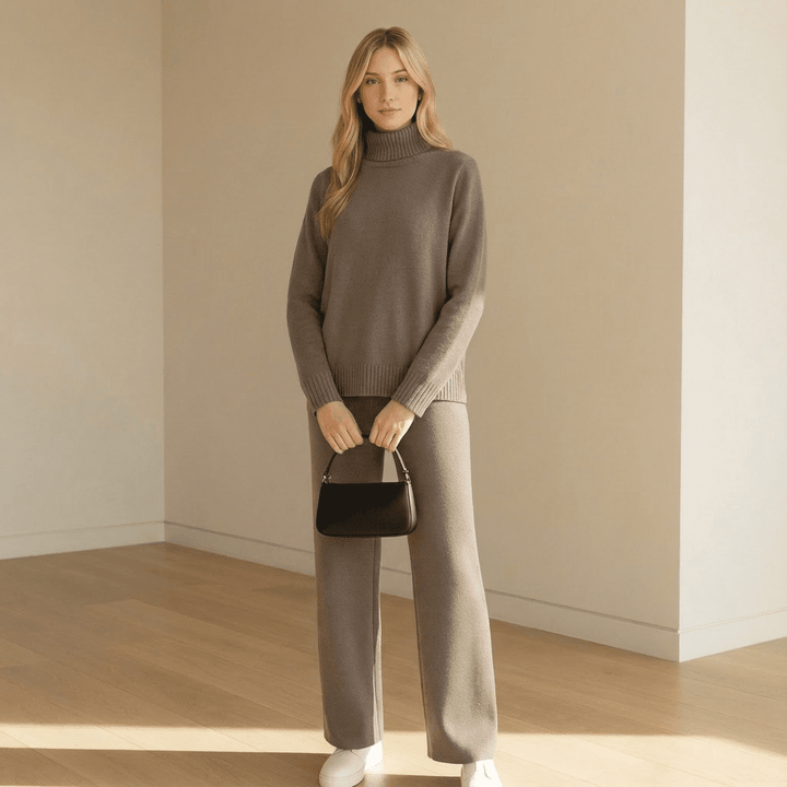 Endy Soft Knit Top & Pants Set