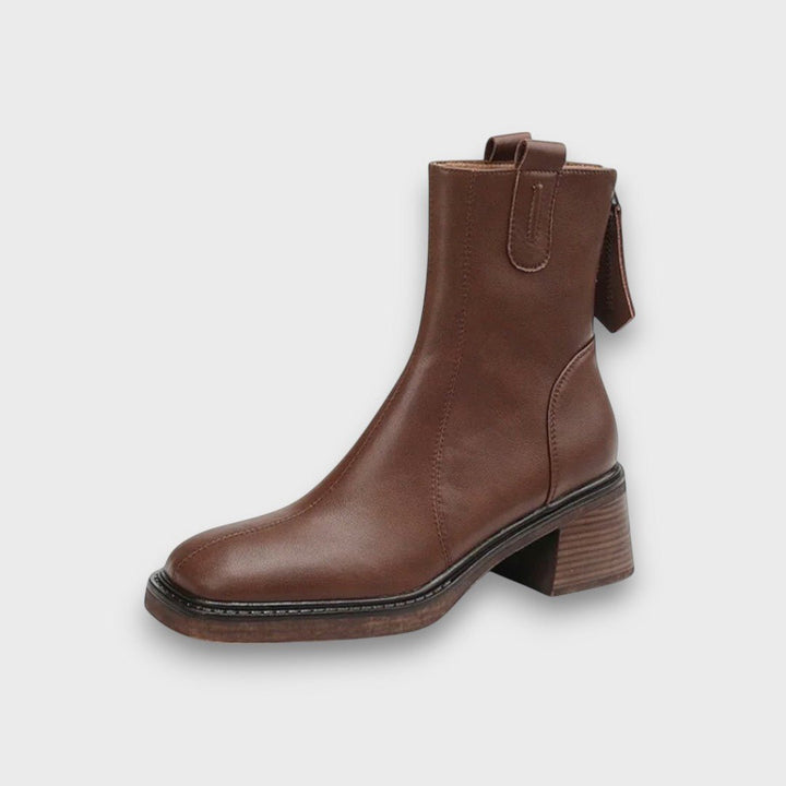 Fien | Classic Leather Ankle Boots