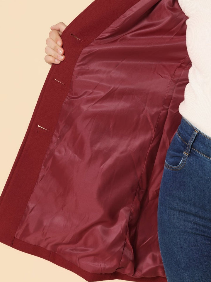 Flare Button Jacket | Tailored Elegance with Effortless Movement