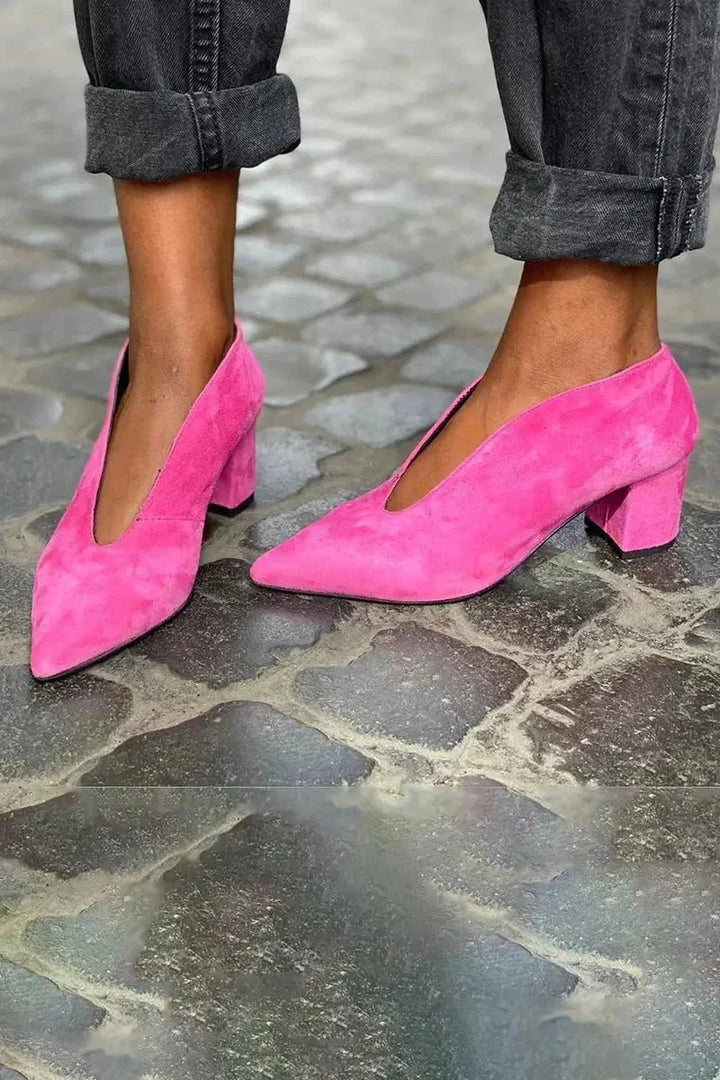 Francesca | Elegant Block Heel Pumps