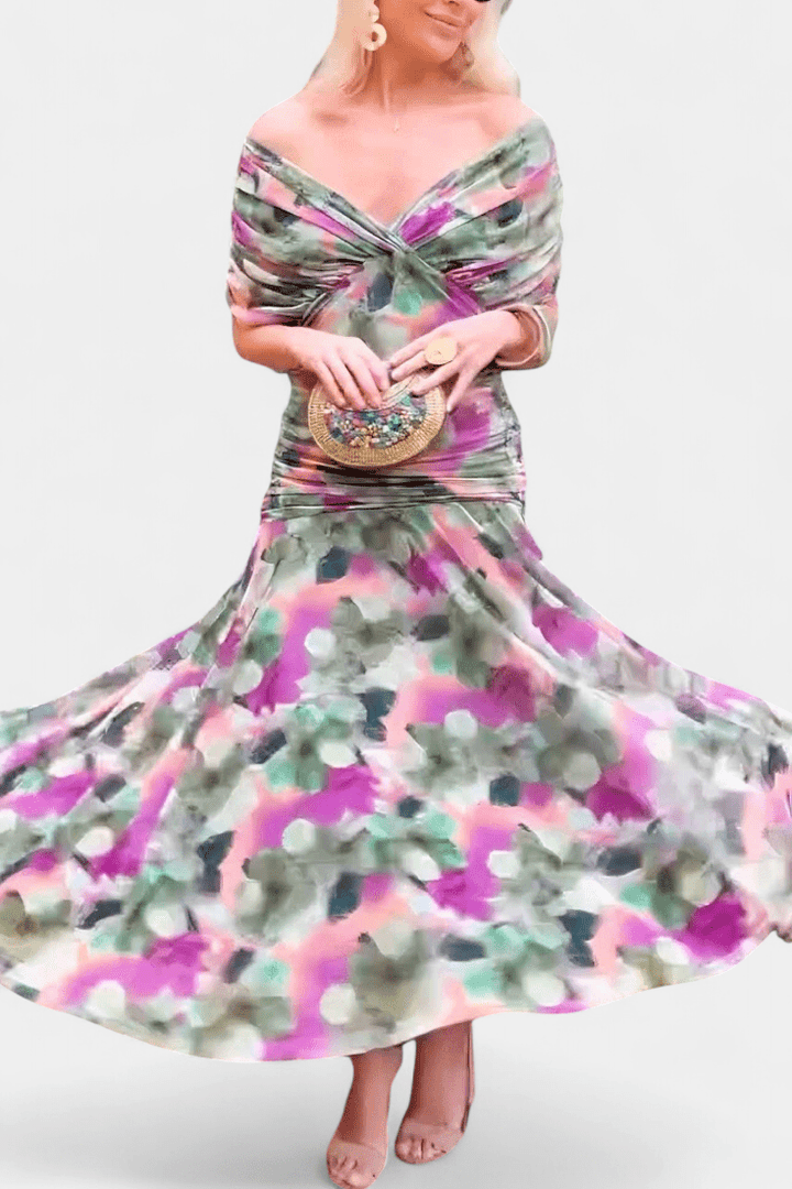 Hayden Laluna® | Elegant Dress With V-Neckline