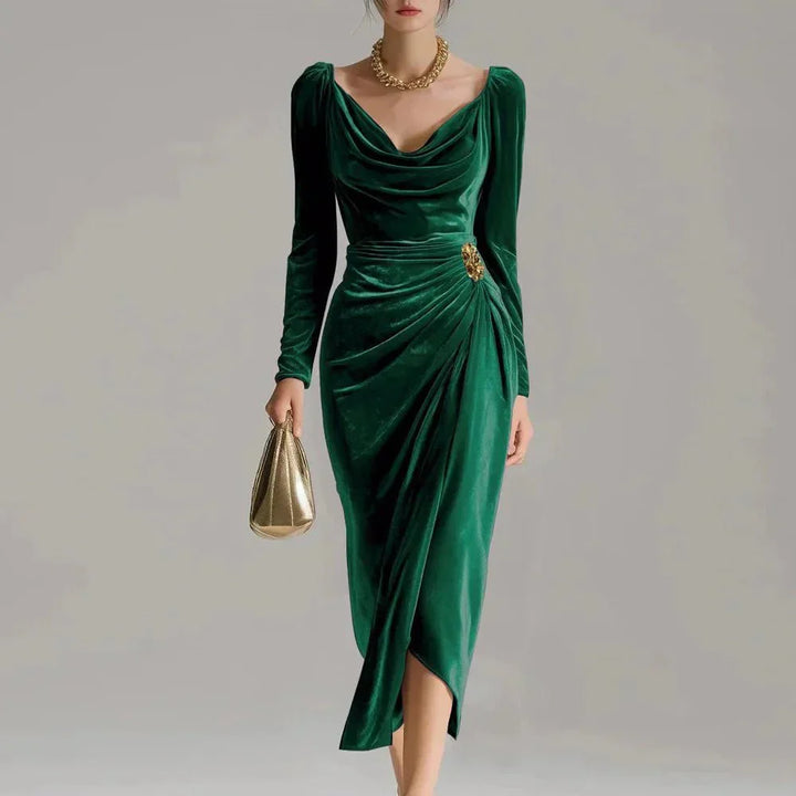 Hayden Sylvana | Elegant Midi Dress