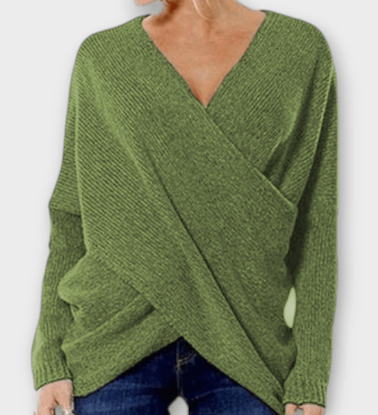 Heidi | Crossed Sweater