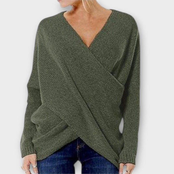 Heidi | Crossed Sweater