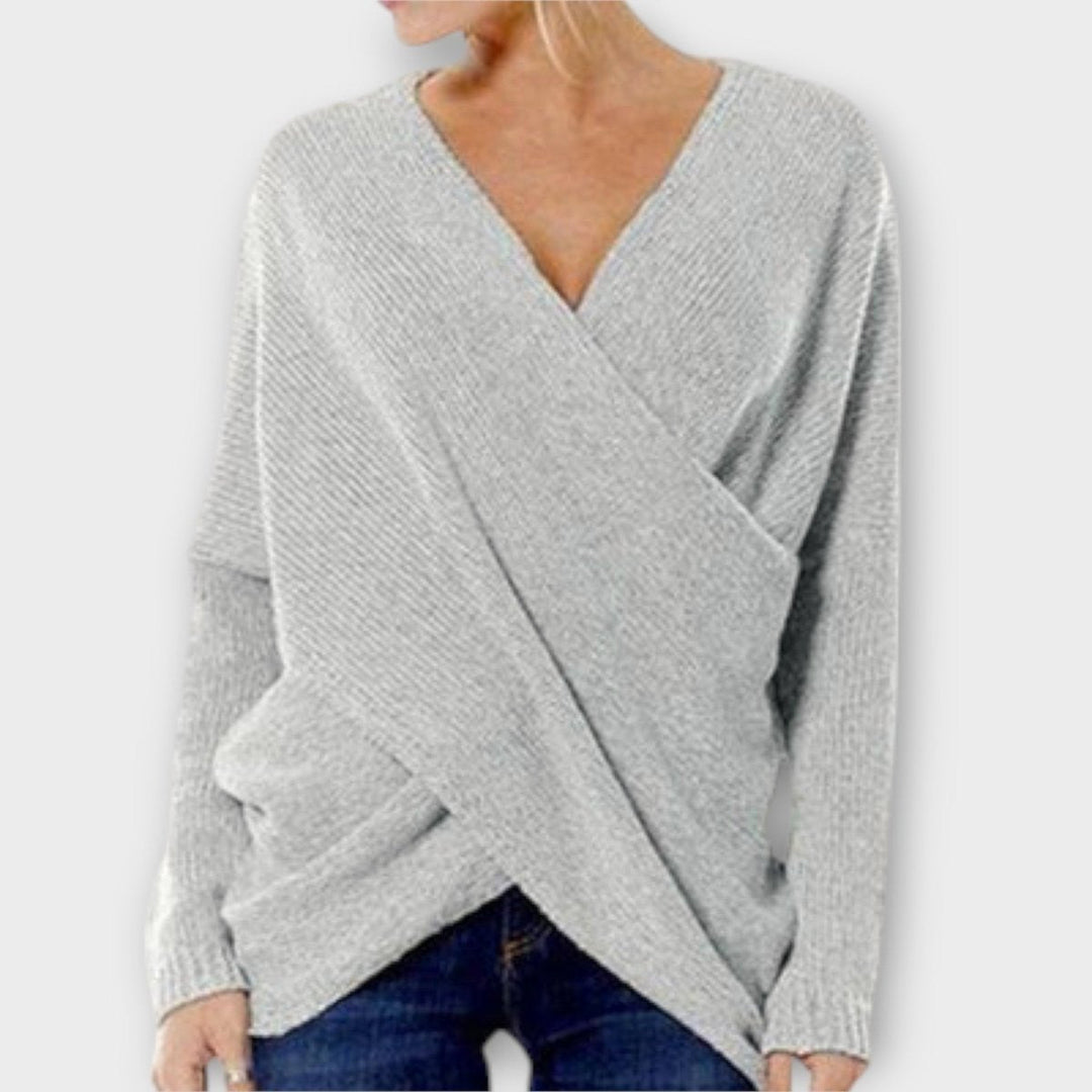 Heidi | Crossed Sweater