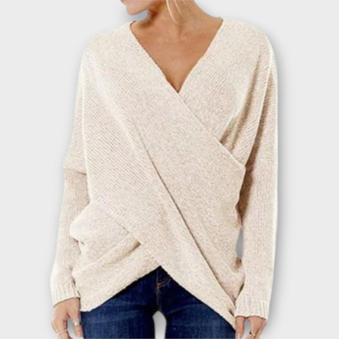 Heidi | Crossed Sweater