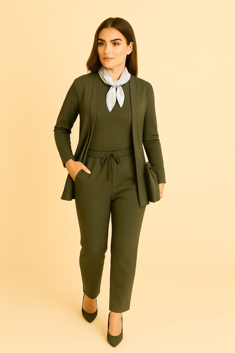 Judy Cardigan, Top & Pants Set