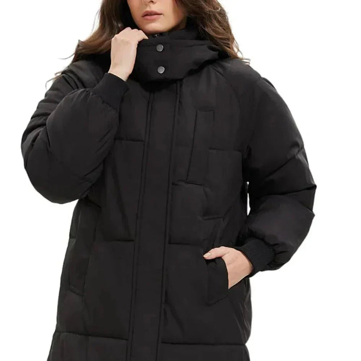 Maribel | Warm Hooded Long Coat