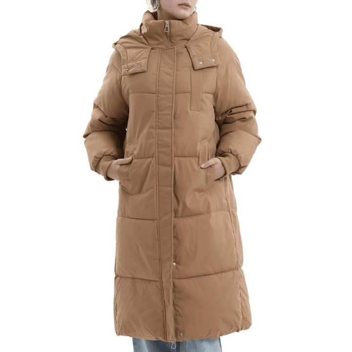 Maribel | Warm Hooded Long Coat