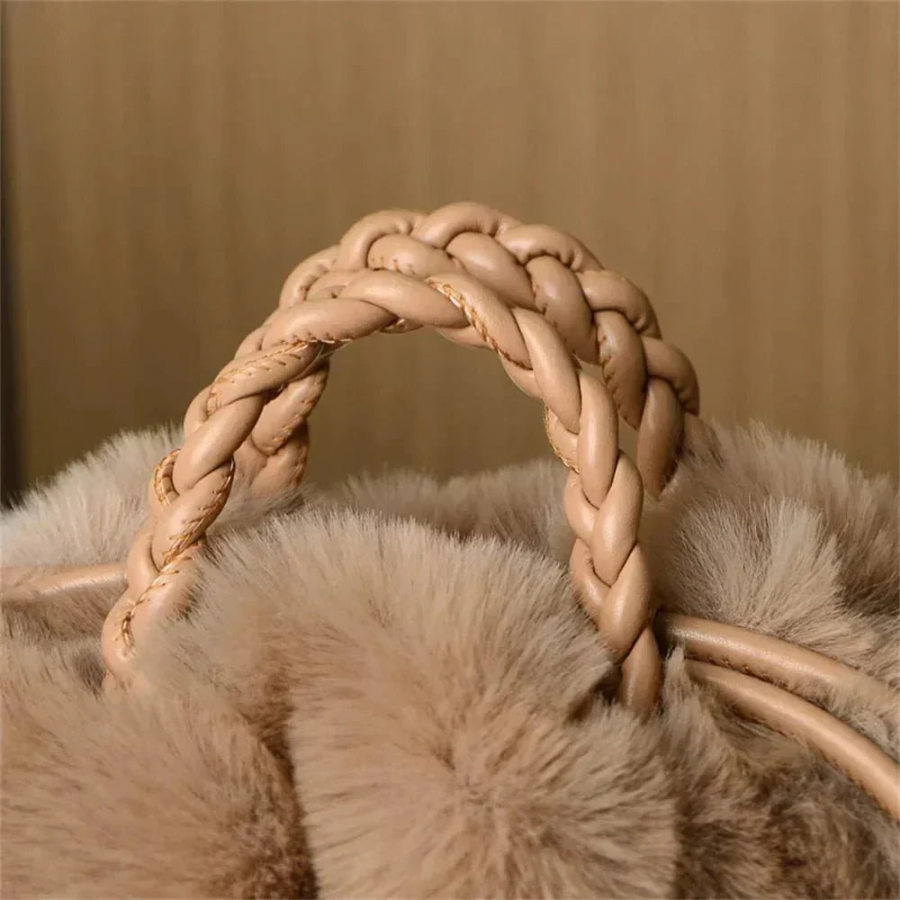 Marilyn | Plush Pumpkin Shoulder Tote