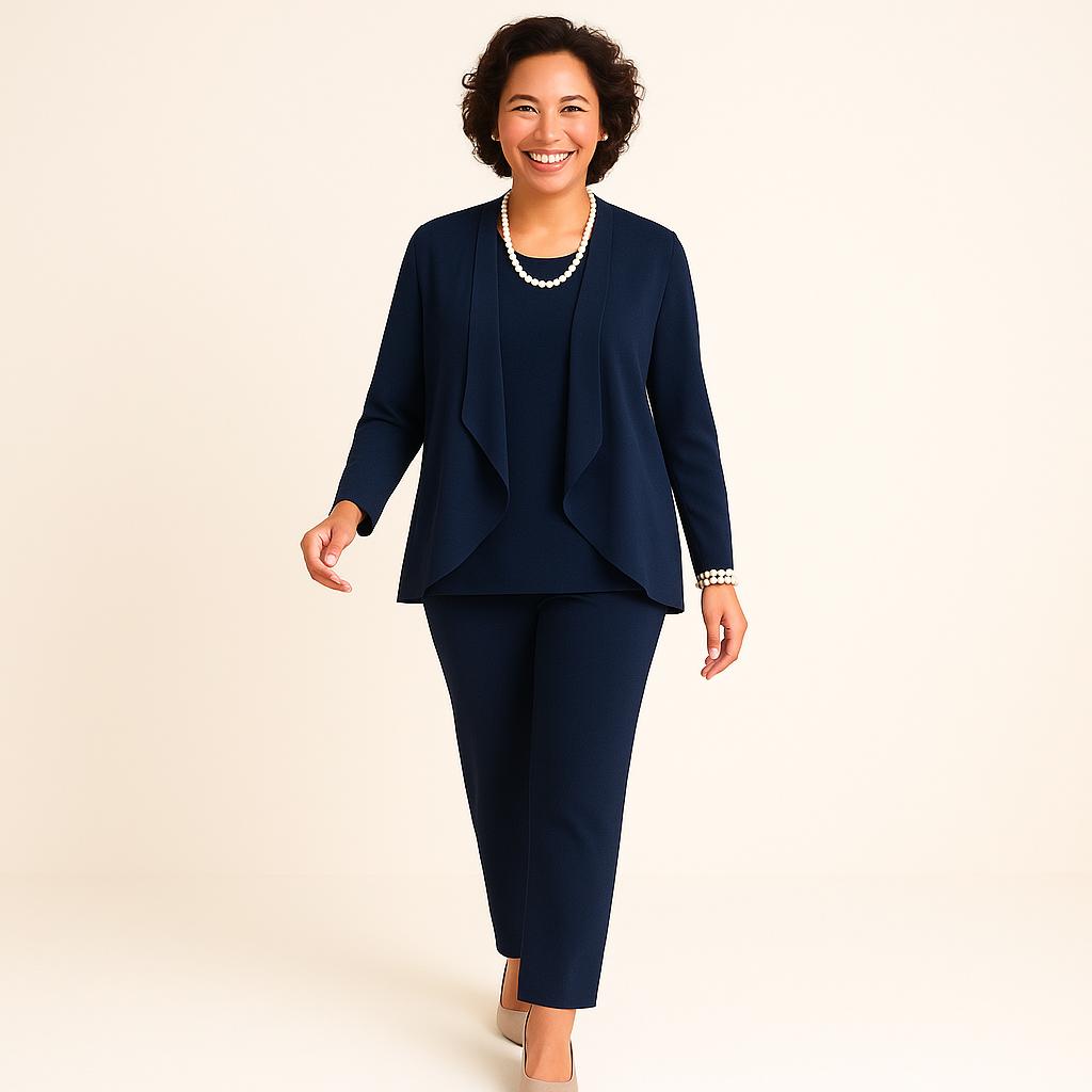 Mia Cardigan, Top & Pants Set