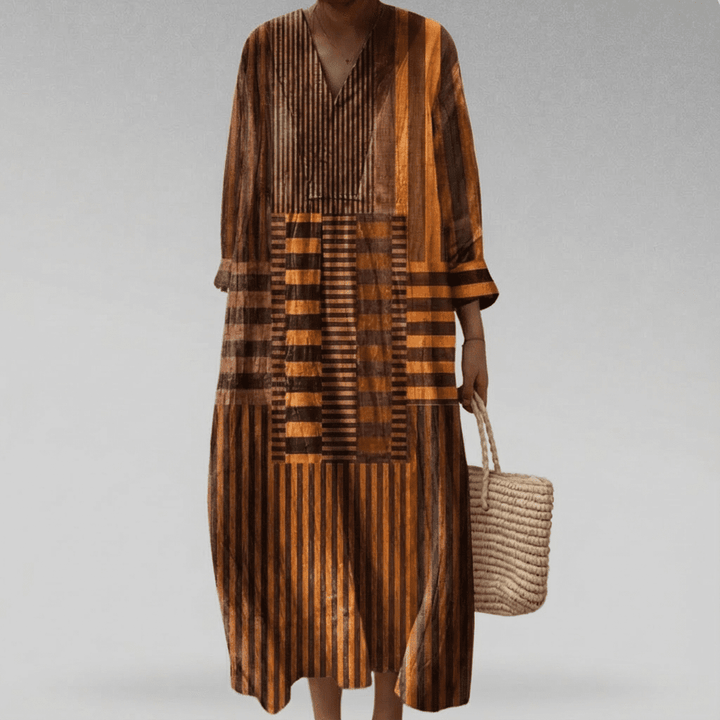 Naomi | Colorblock Breeze Maxi Dress