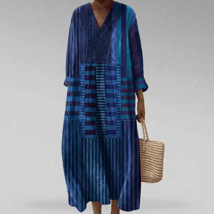 Naomi | Colorblock Breeze Maxi Dress