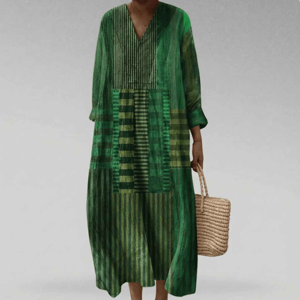 Naomi | Colorblock Breeze Maxi Dress