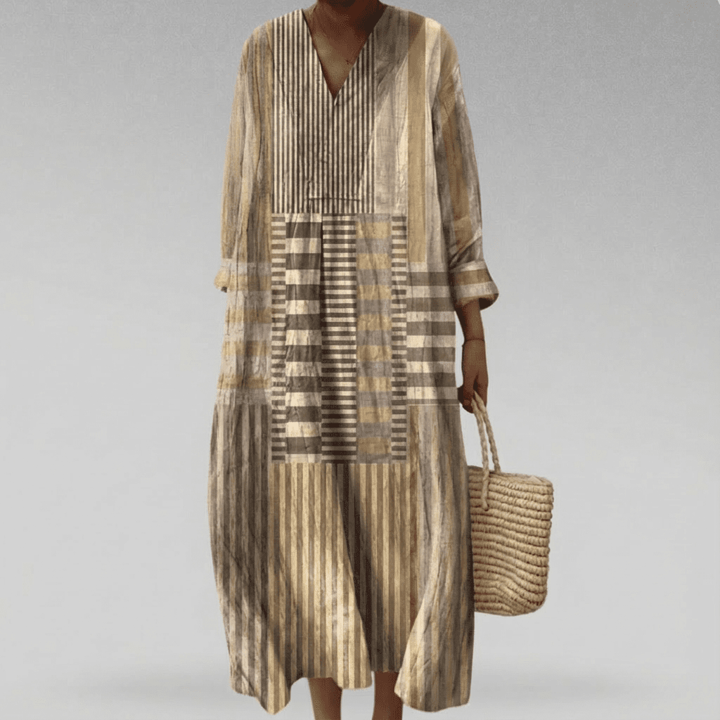 Naomi | Colorblock Breeze Maxi Dress