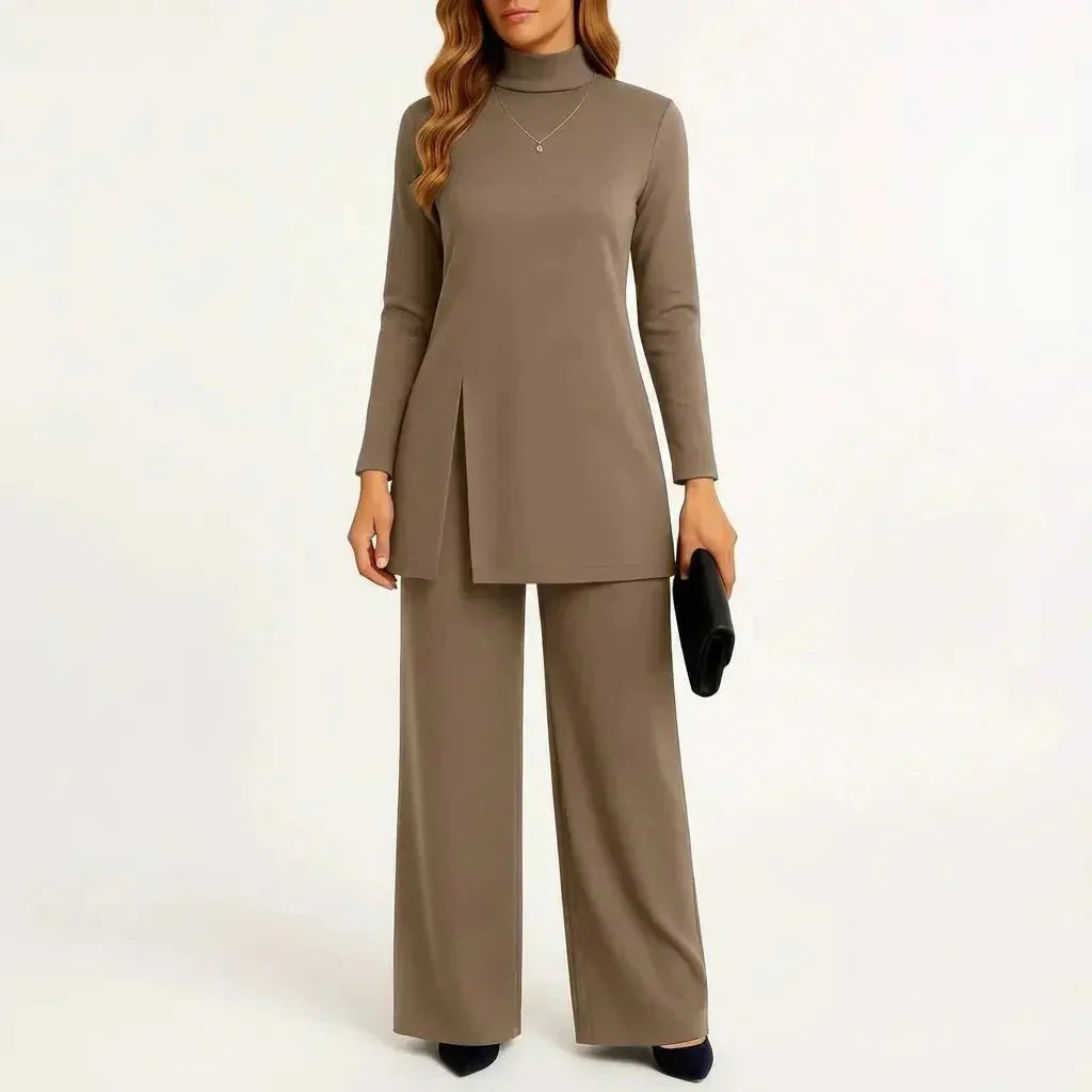 Naomi Turtleneck Top & Pants Set