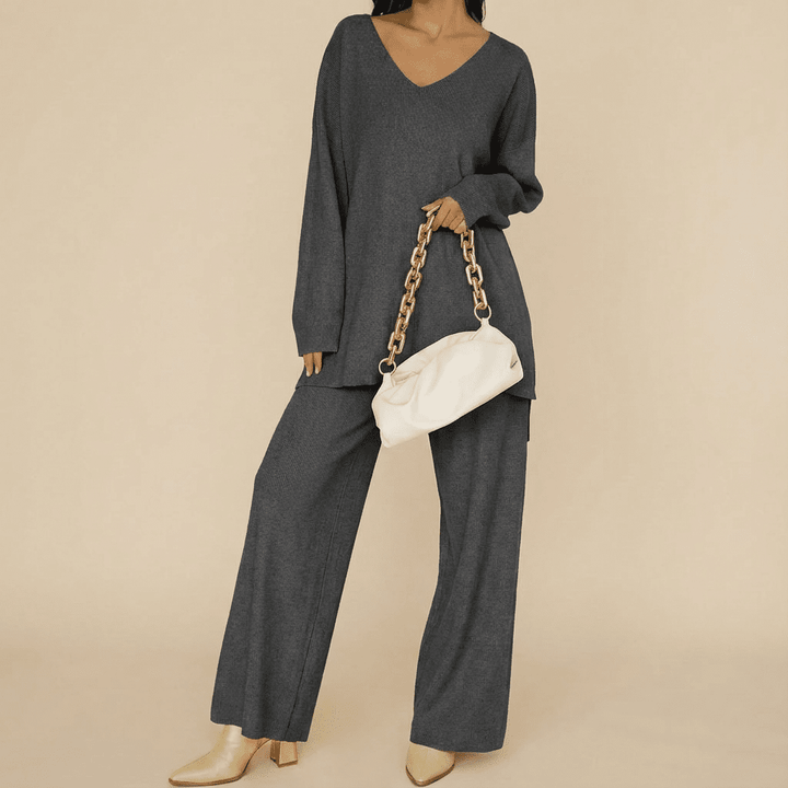 Olly Knit Top & Pants Set