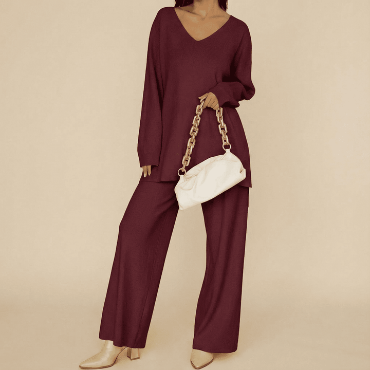 Olly Knit Top & Pants Set