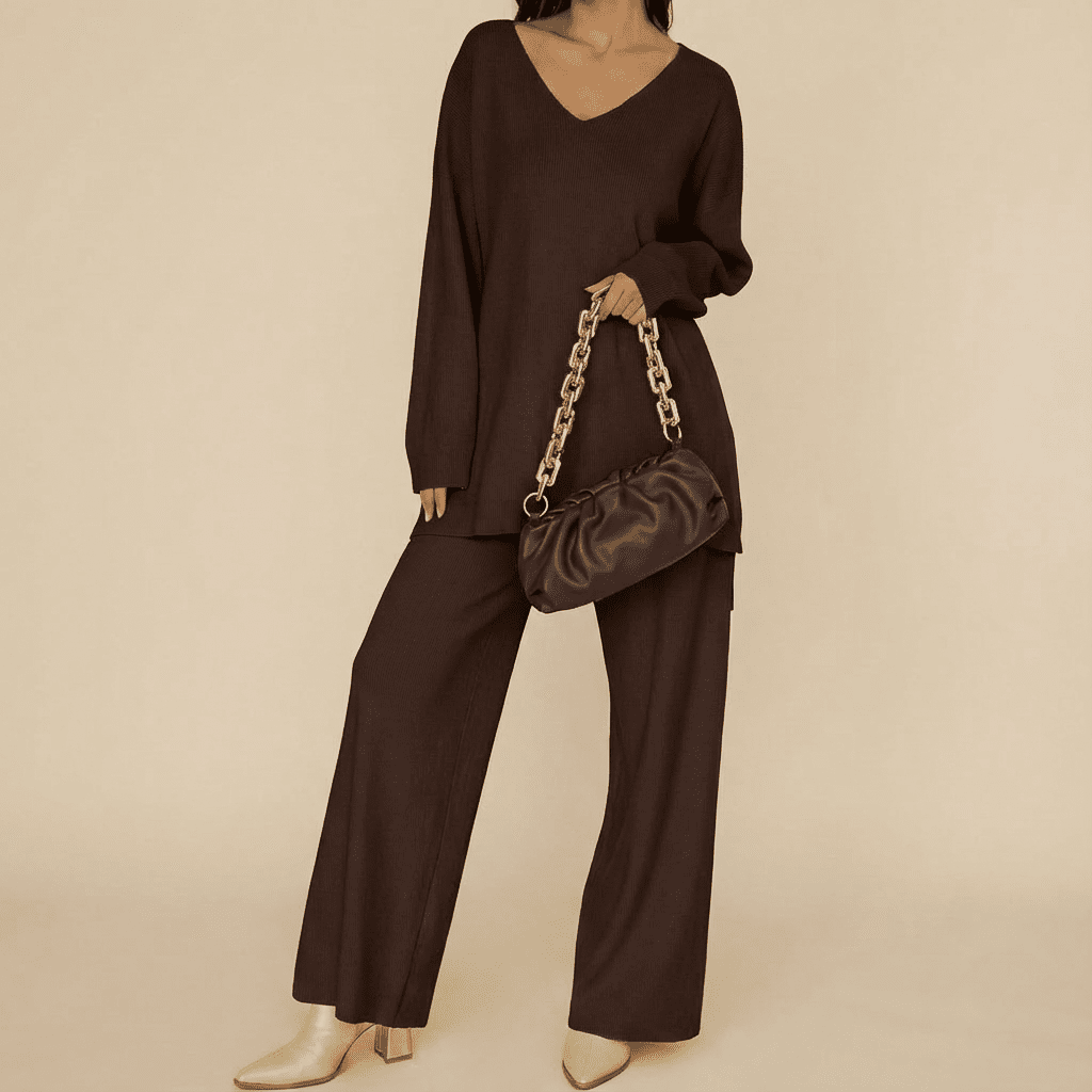 Olly Knit Top & Pants Set