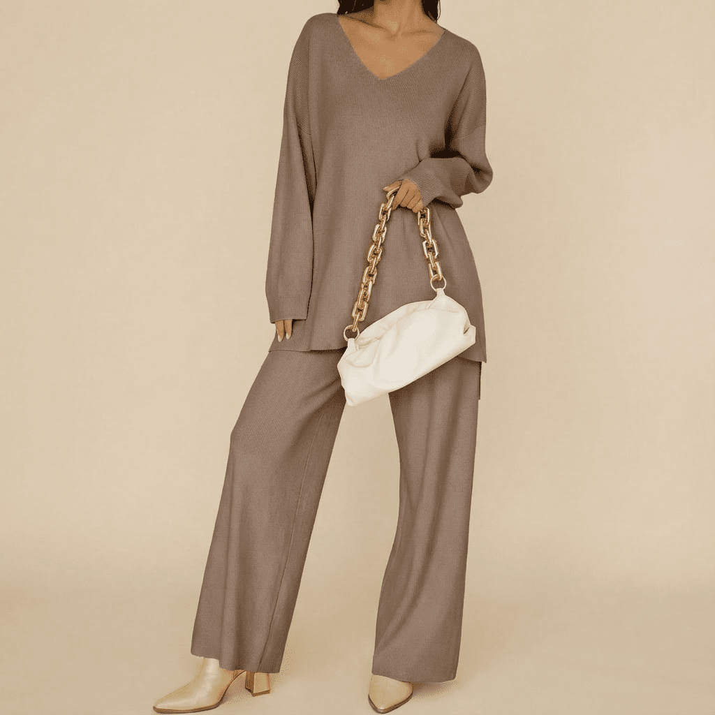 Olly Knit Top & Pants Set