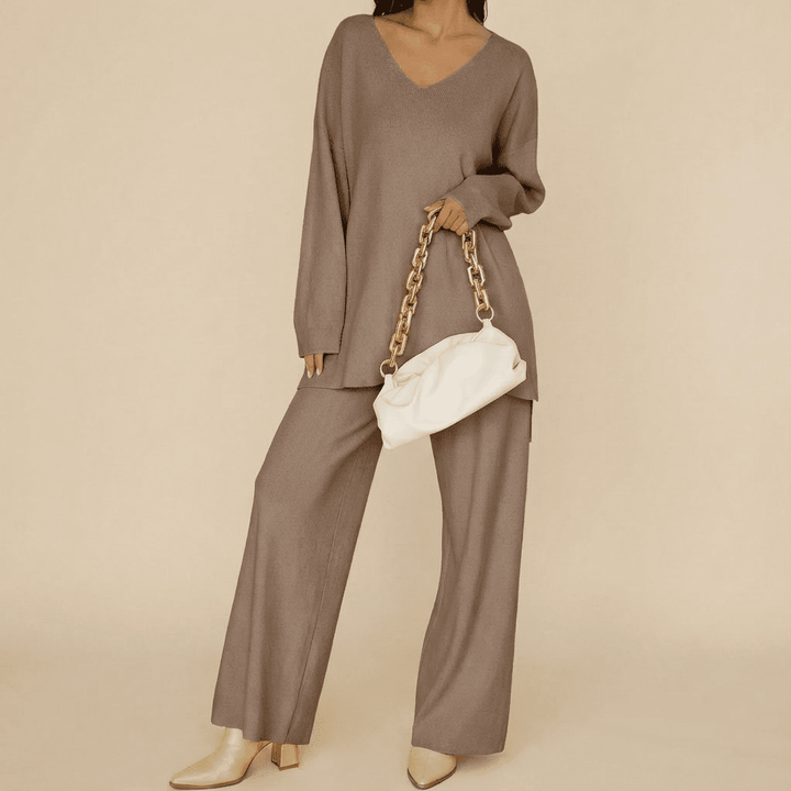 Olly Knit Top & Pants Set