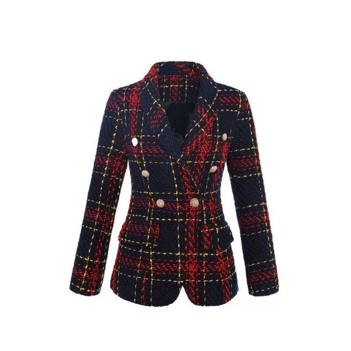 Retro Chic Tweed Blazer | Timeless Elegance with Modern Confidence